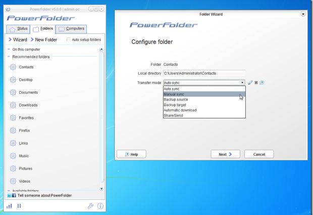 powerfolder-wizard
